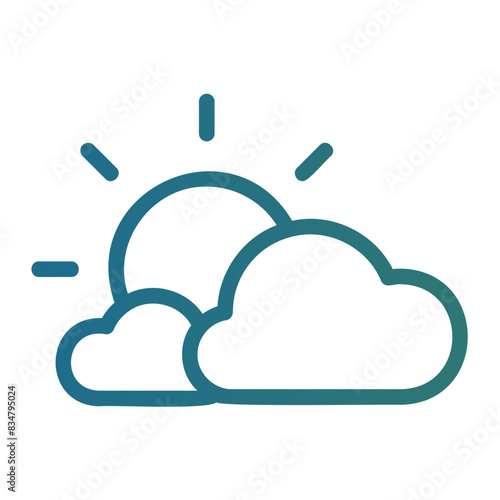 partly cloudy icon