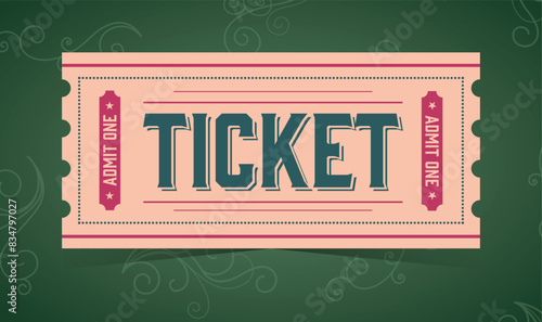 Ticket  template