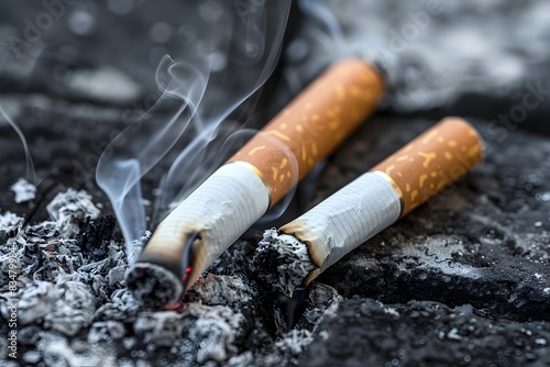 Smoking Cigarettes Causes Health Issues and Environmental Pollution
