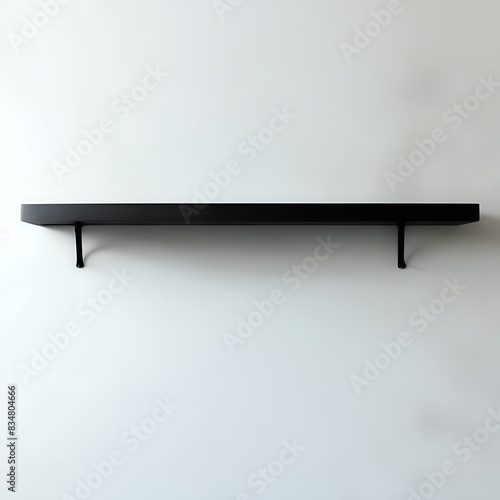 Wallpaper Mural empty modern black shelf,  interior Torontodigital.ca