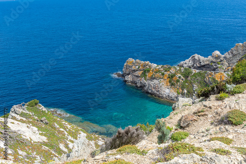 cotes et calanques de la mer méditerranée. photo