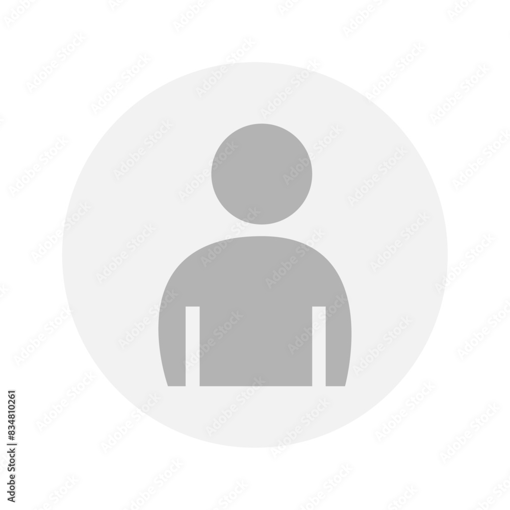 Vector flat illustration in grayscale. Avatar, user profile, person icon, gender neutral silhouette, profile picture. Suitable for social media profiles, icons, screensavers and as a template. Vector flat illustration in grayscale. Avatar, user profile, person icon, gender neutral silhouette, profile picture. Suitable for social media profiles, icons, screensavers and as a template.