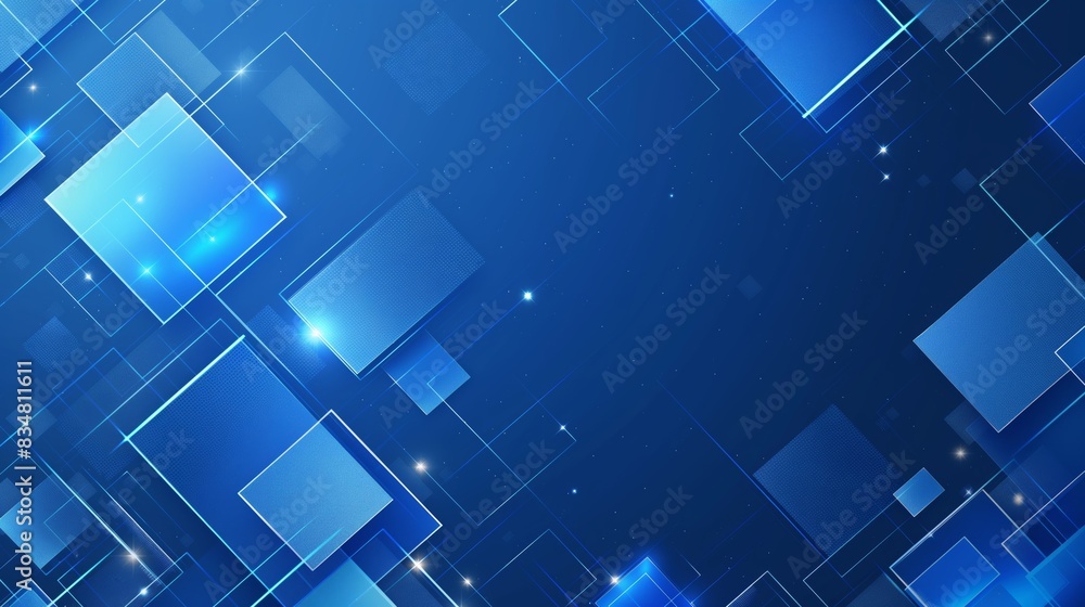 Abstract background with blue geometric shapes and glowing effects, perfect for technology and modern-themed designs. Abstract background with blue geometric shapes and glowing effects, perfect for technology and modern-themed designs.