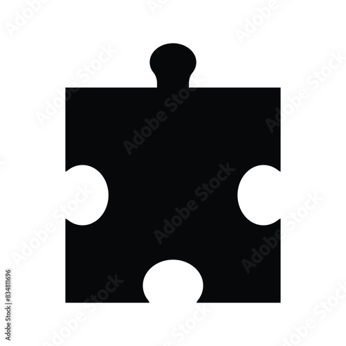 Puzzle icon set design. Puzzle symbol collection icon