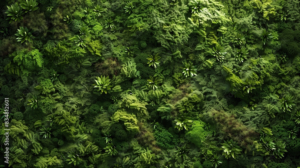 Texture background of moss Texture background of moss