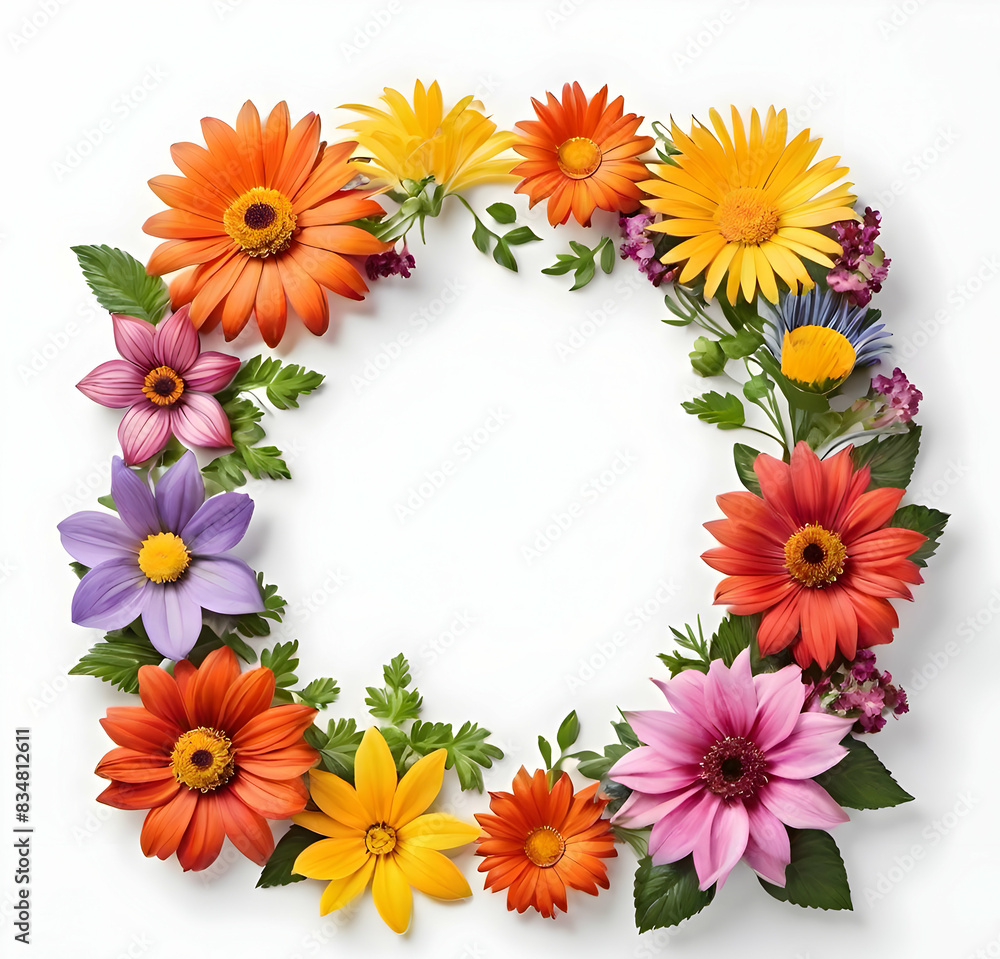 frame of flowers frame of flowers