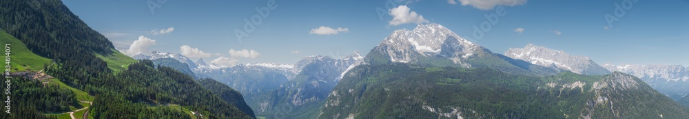 Watzmann mountain near Konigssee lake in Berchtesgaden National Park, Germany Watzmann mountain near Konigssee lake in Berchtesgaden National Park, Germany
