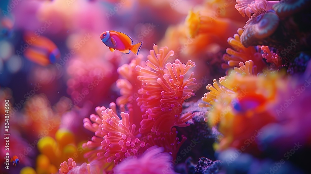 Naklejka premium fish in aquarium