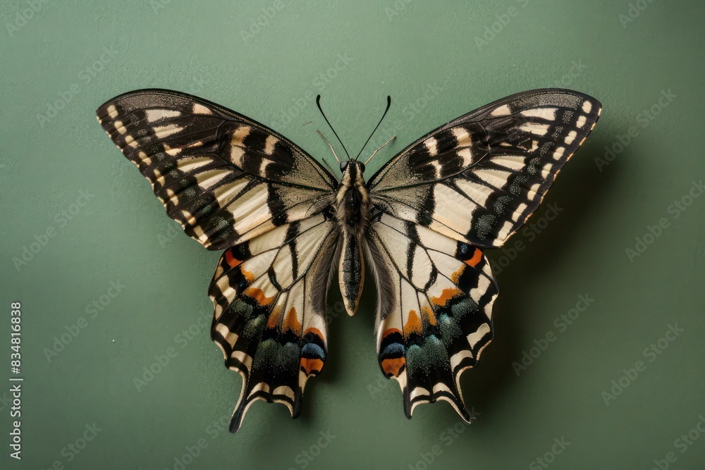 Fototapeta premium butterfly on a leaf