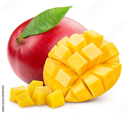 Mango isolated on white background