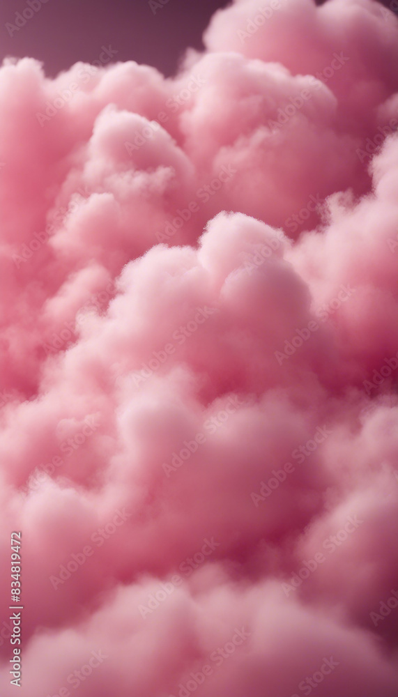 Fluffy pink cotton candy cloud texture background Fluffy pink cotton candy cloud texture background