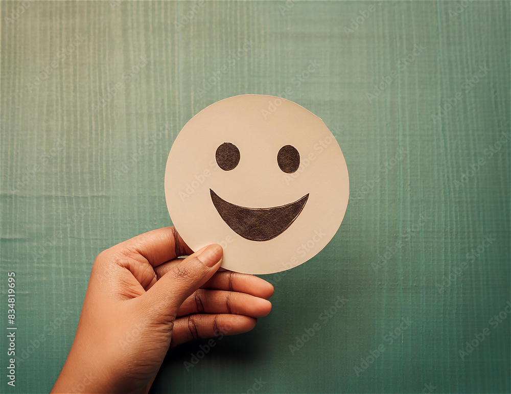 Positive emotion - hand paper cut emoji Positive emotion - hand paper cut emoji
