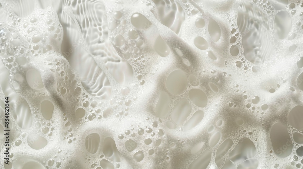 abstract composition of white soap foam forming background abstract composition of white soap foam forming background