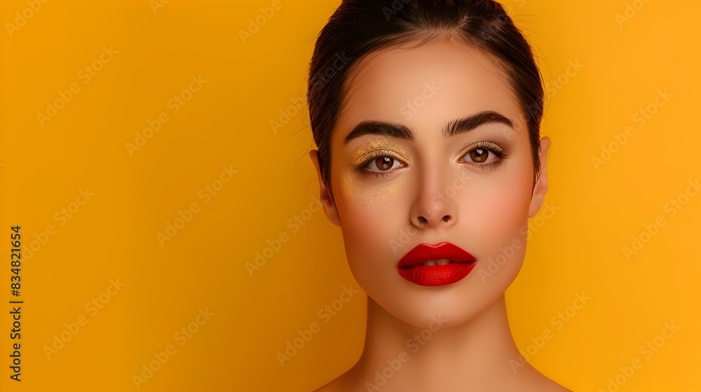 Peruvian Beauty Professional Makeup Showcase for Decorative Cosmetics Advertising Peruvian Beauty Professional Makeup Showcase for Decorative Cosmetics Advertising