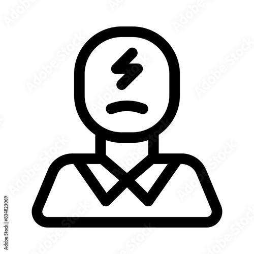 thoughts line icon