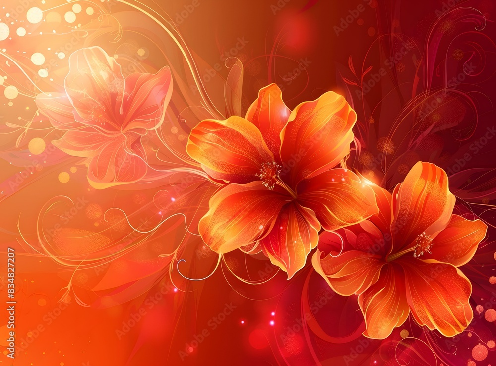 Obraz premium Orange flowers