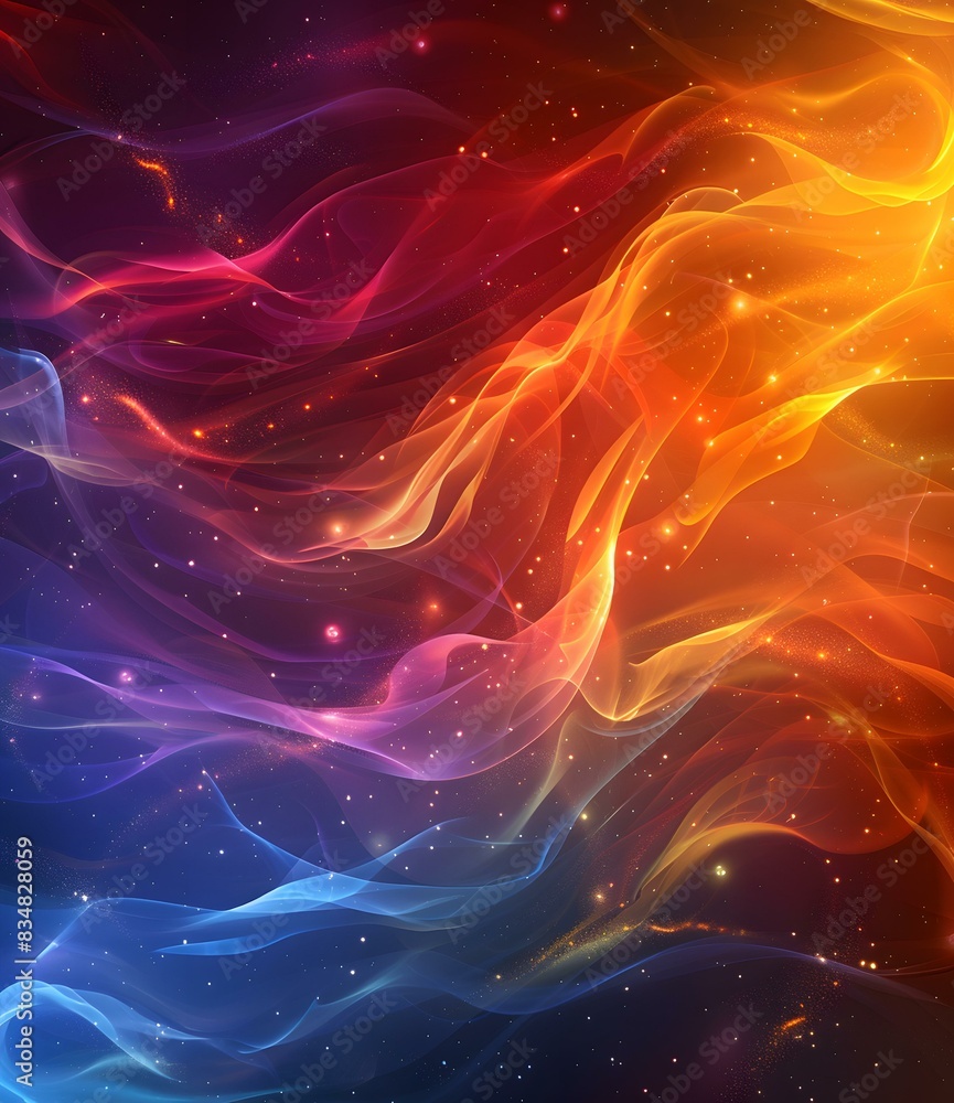 Wavy abstract background Wavy abstract background