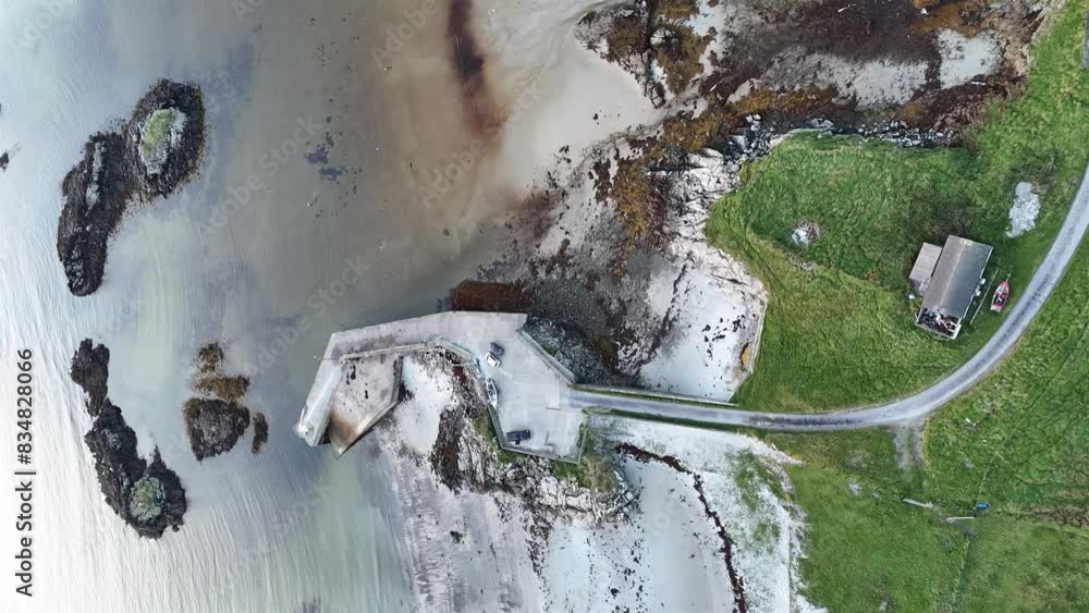 The coastline at Rossbeg in County Donegal during winter - Ireland The coastline at Rossbeg in County Donegal during winter - Ireland
