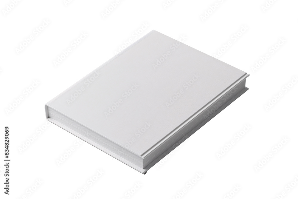 a white book on a gray surface a white book on a gray surface