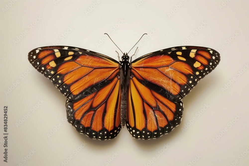 Fototapeta premium butterfly on a flower