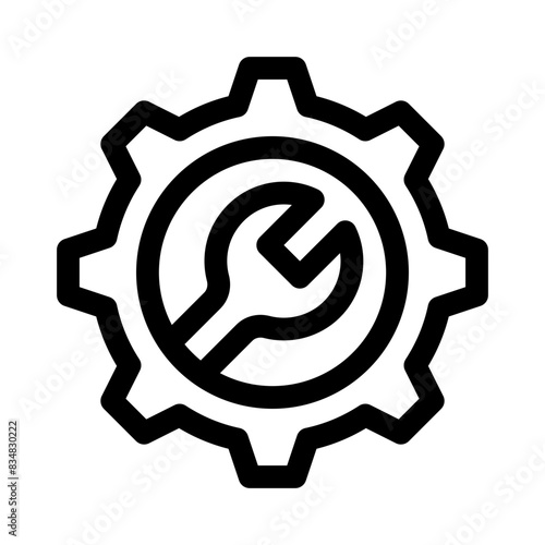 spare part line icon