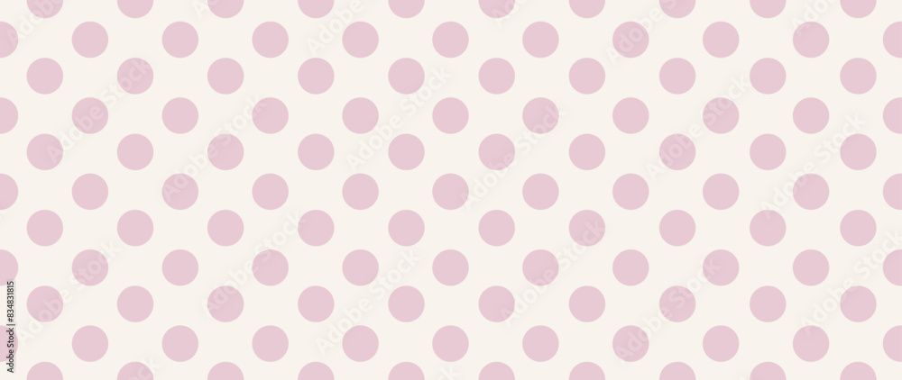 Vector flat background. Minimalist trendy abstract polka dot pattern. Perfect for screensaver, poster, card, invitation or home decor.