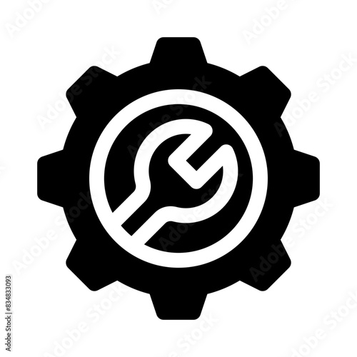 spare part glyph icon