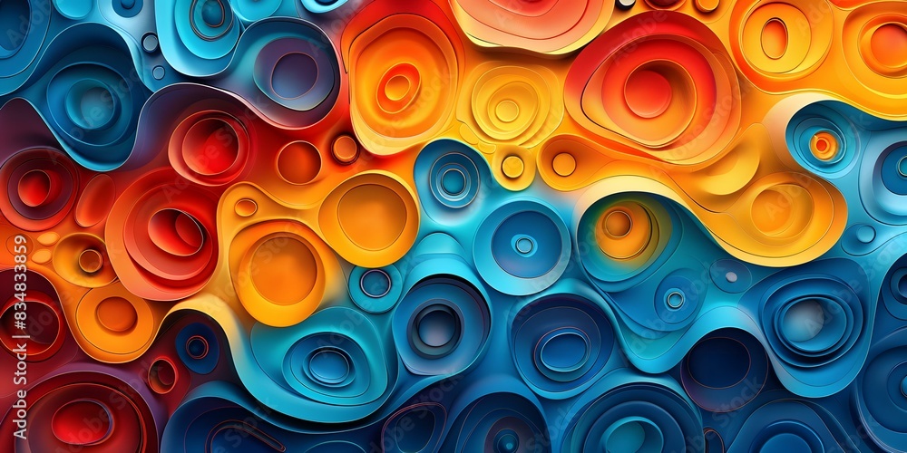 Colorful geometric shapes Colorful geometric shapes