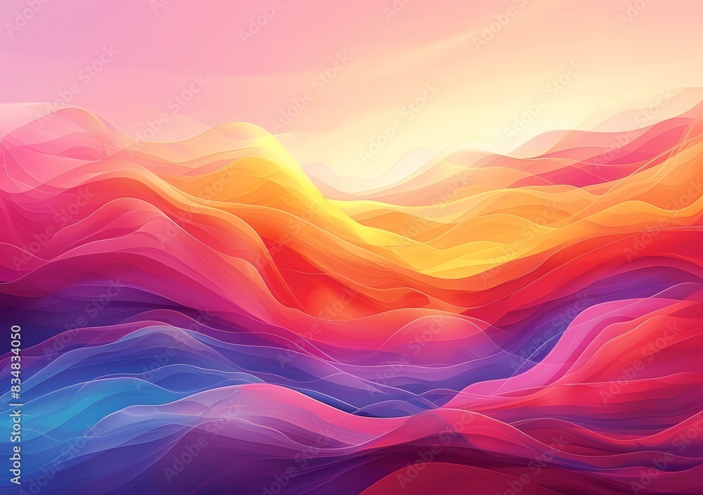 Fototapeta premium Colorful Waves