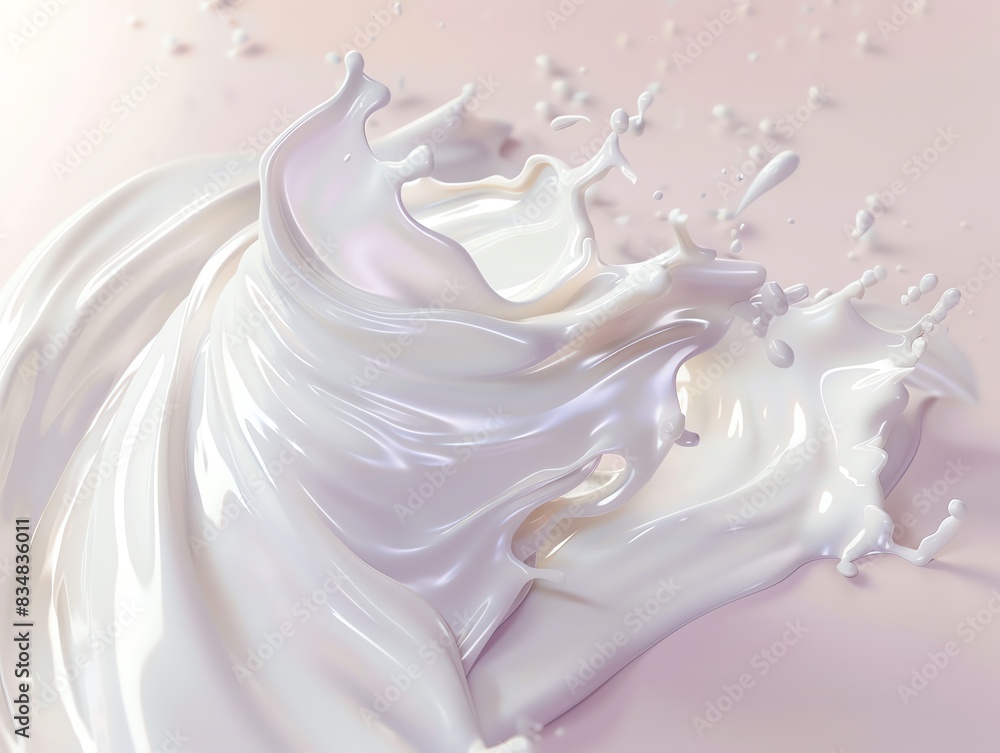 A 3D render of a volumizing shampoo A 3D render of a volumizing shampoo