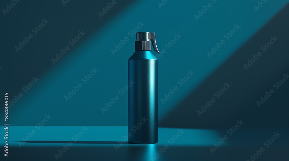 A 3D render of a volumizing hair spray bottle A 3D render of a volumizing hair spray bottle