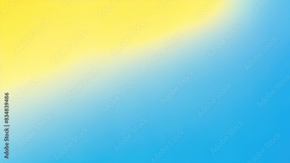 Obraz premium fuzzy blue yellow background gradient