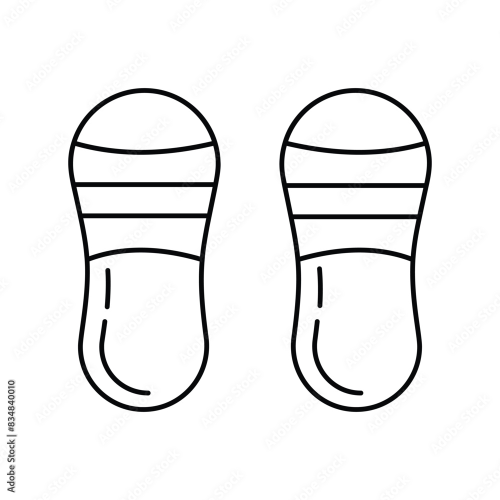 slipper icon with white background vector stock illustration slipper icon with white background vector stock illustration