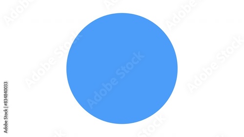 4K, pie, graph, rotation, shape, business, blue