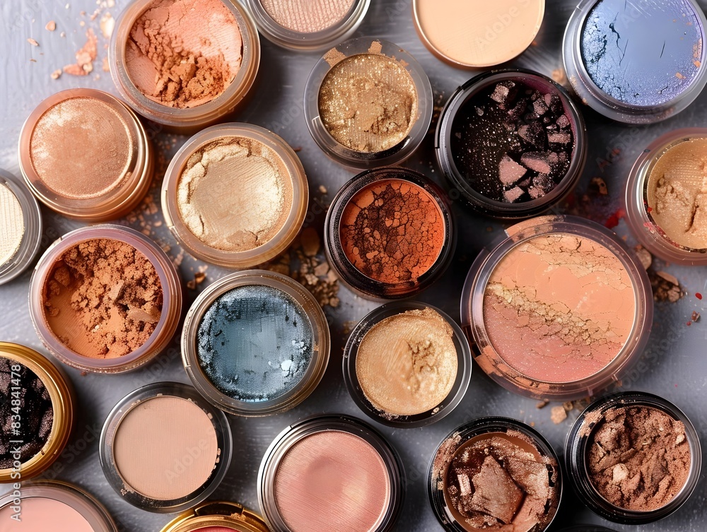 Vibrant Cosmetics Palette A Dazzling Array of Makeup Essentials Vibrant Cosmetics Palette A Dazzling Array of Makeup Essentials