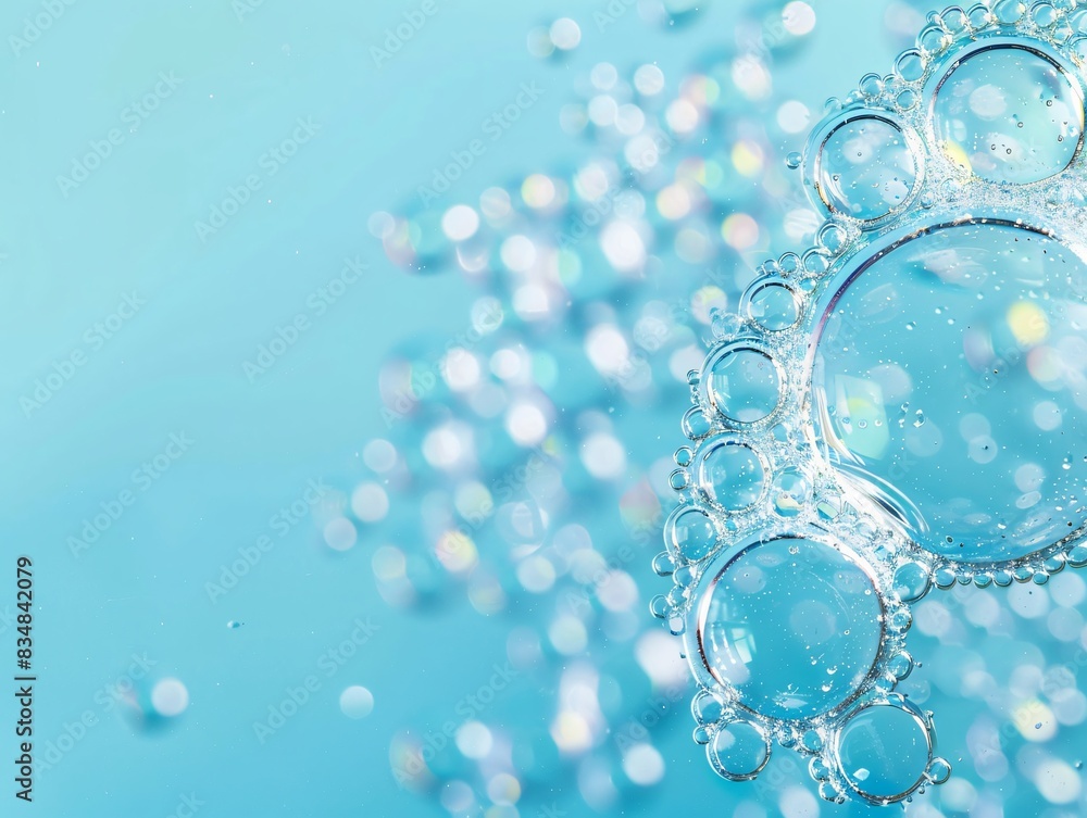 Bubbles in water close up Bubbles in water close up