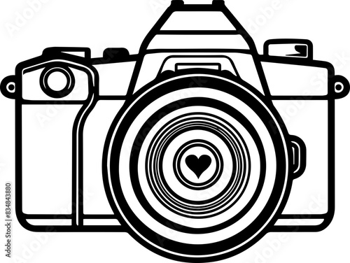 Camera vector transparent background PNG clipart