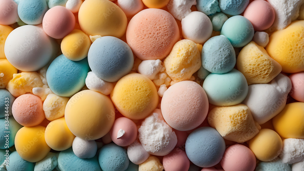 Colorful Sponge Stacked on each other covered in soap foam or soap bubble froths with copy space
Colorful Sponge Stacked on each other covered in soap foam or soap bubble froths with copy space