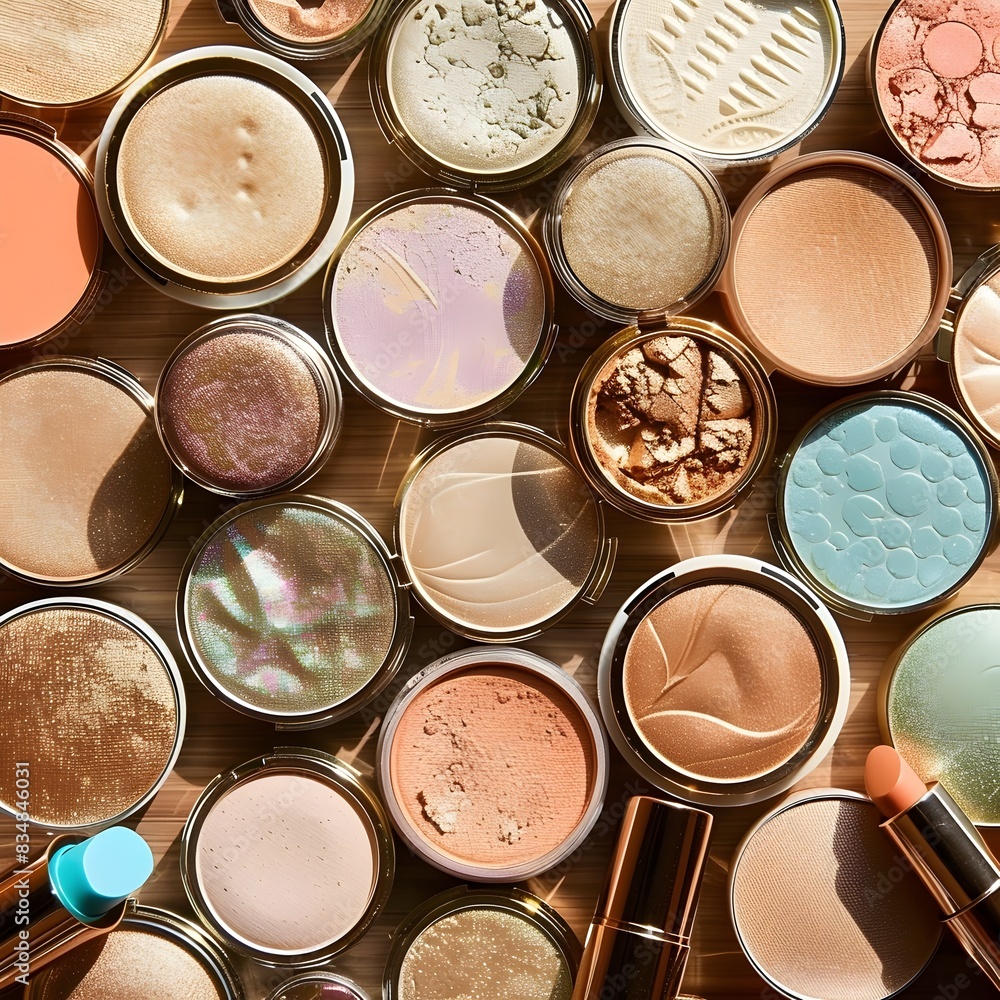 Vibrant Cosmetics Palette A Radiant Collection of Makeup Essentials Vibrant Cosmetics Palette A Radiant Collection of Makeup Essentials