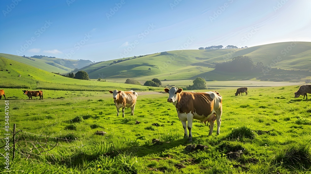 rural meadow with cows green image rural meadow with cows green image