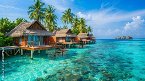 tropical resort hotel image