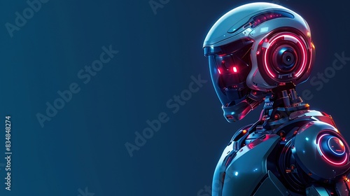 robot Ai Intelligence technology solutions develop cannot find solution background banner copy space 