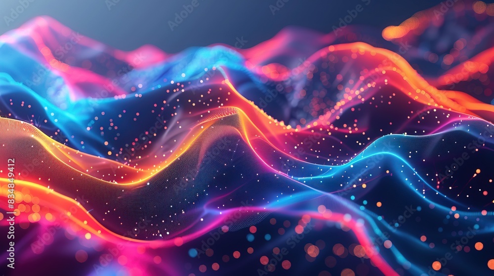 New age of data visualization. Data science and visual management design concept New age of data visualization. Data science and visual management design concept