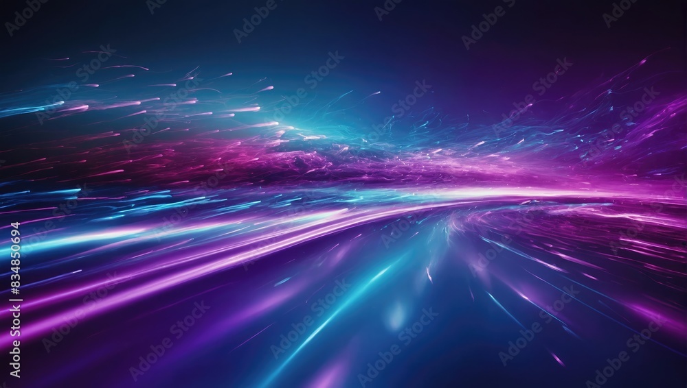 Obraz premium Abstract technology particles lines mesh background