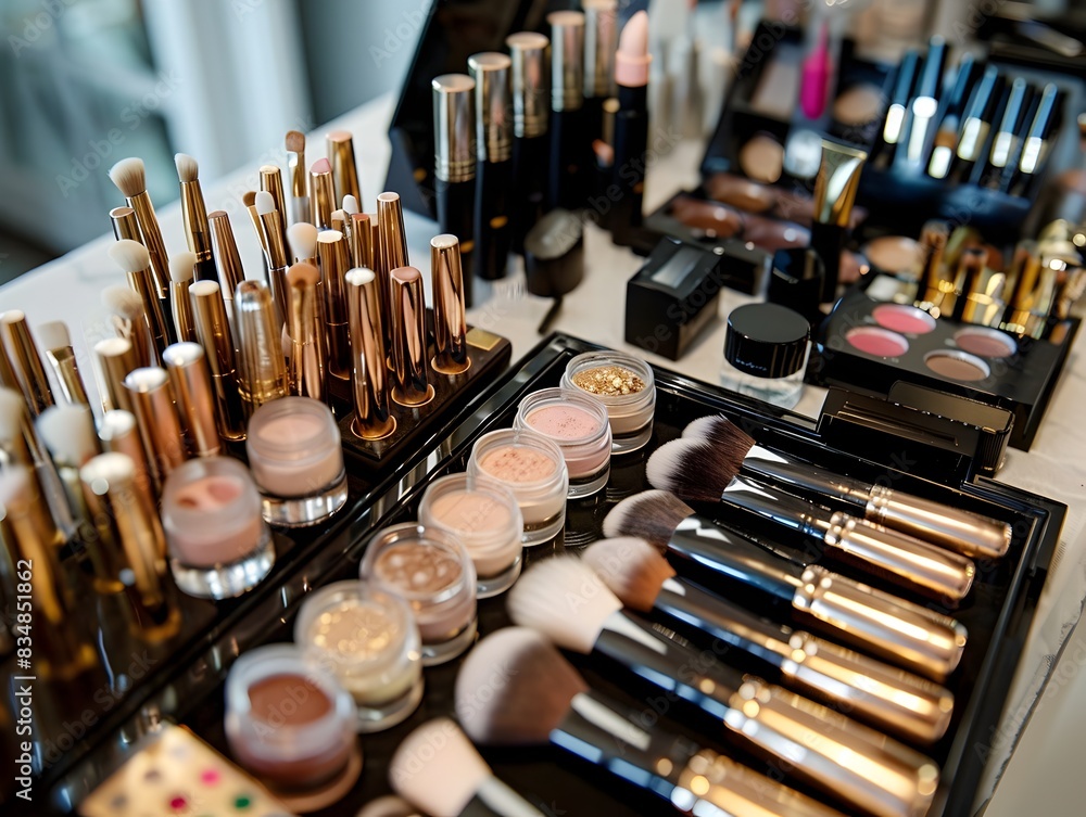 Vibrant Cosmetics Palette Radiating Beauty and Style Vibrant Cosmetics Palette Radiating Beauty and Style