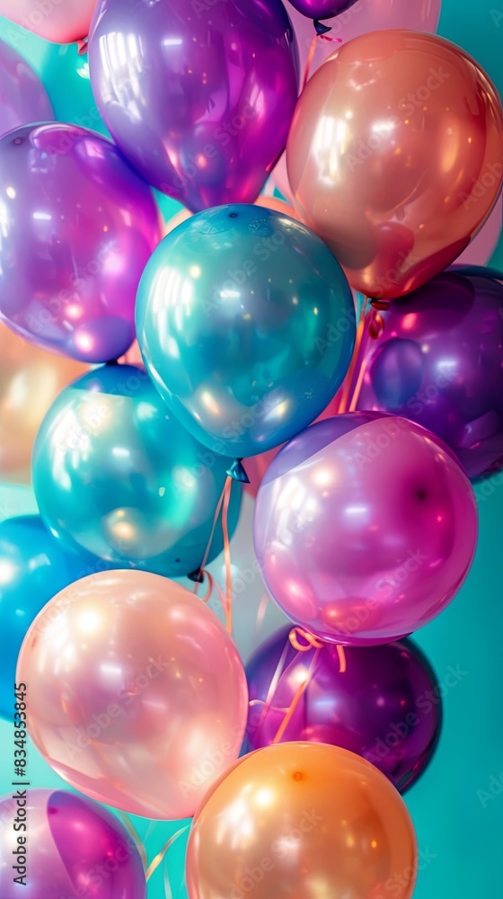Festive Array of Colorful Balloons Festive Array of Colorful Balloons
