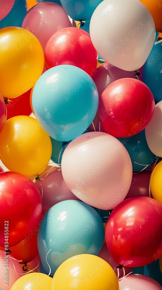 Festive Array of Colorful Balloons Festive Array of Colorful Balloons