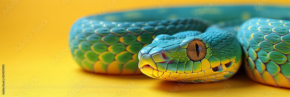 Fototapeta premium green snake