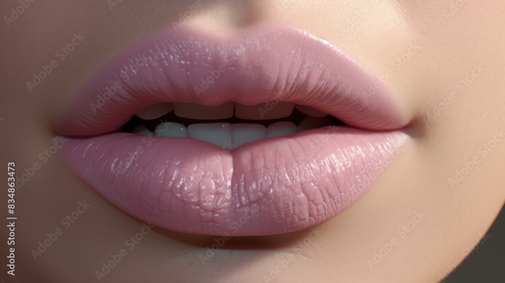 Highres background showcasing realistic lip anatomy with soft textures and subtle shading for a lifelike effect. Highres background showcasing realistic lip anatomy with soft textures and subtle shading for a lifelike effect.