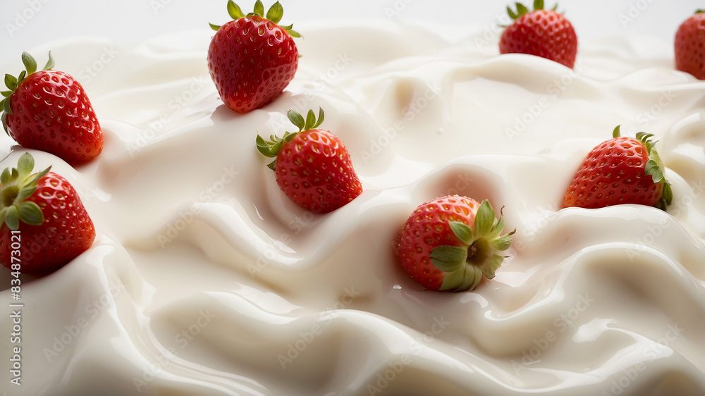 strawberries splashing into milk strawberries splashing into milk